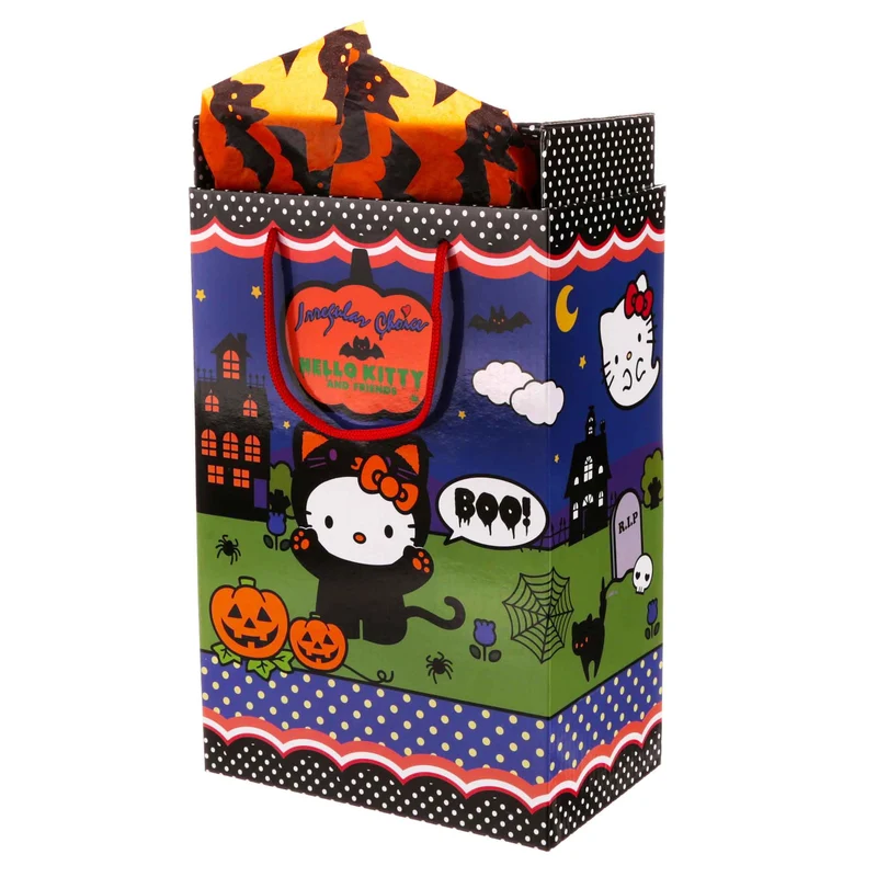 Irregular Choice Frauen Hello Kitty Halloween Gruselige Kuromi Stiefeletten – Schwarz