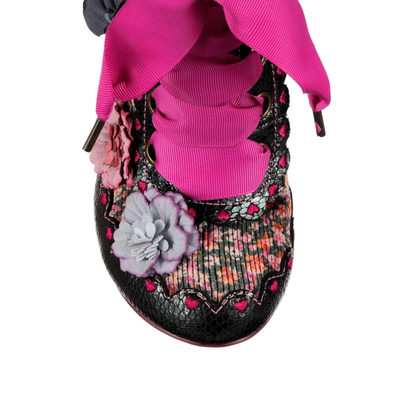 Irregular Choice Damen Nuts About You Stiefeletten - Schwarz