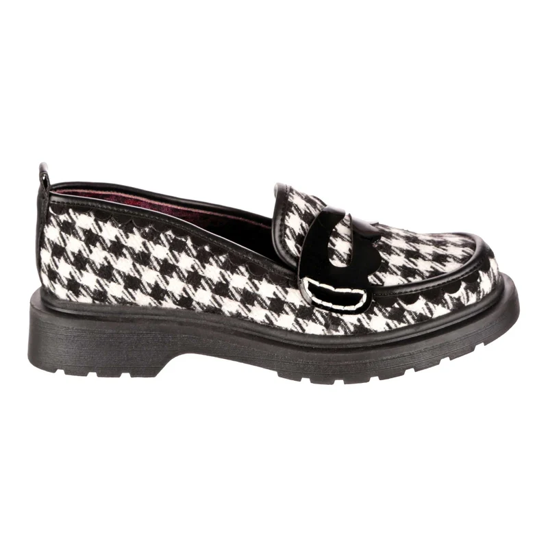 Irregular Choice Damen Old Dawg Loafer - Schwarz