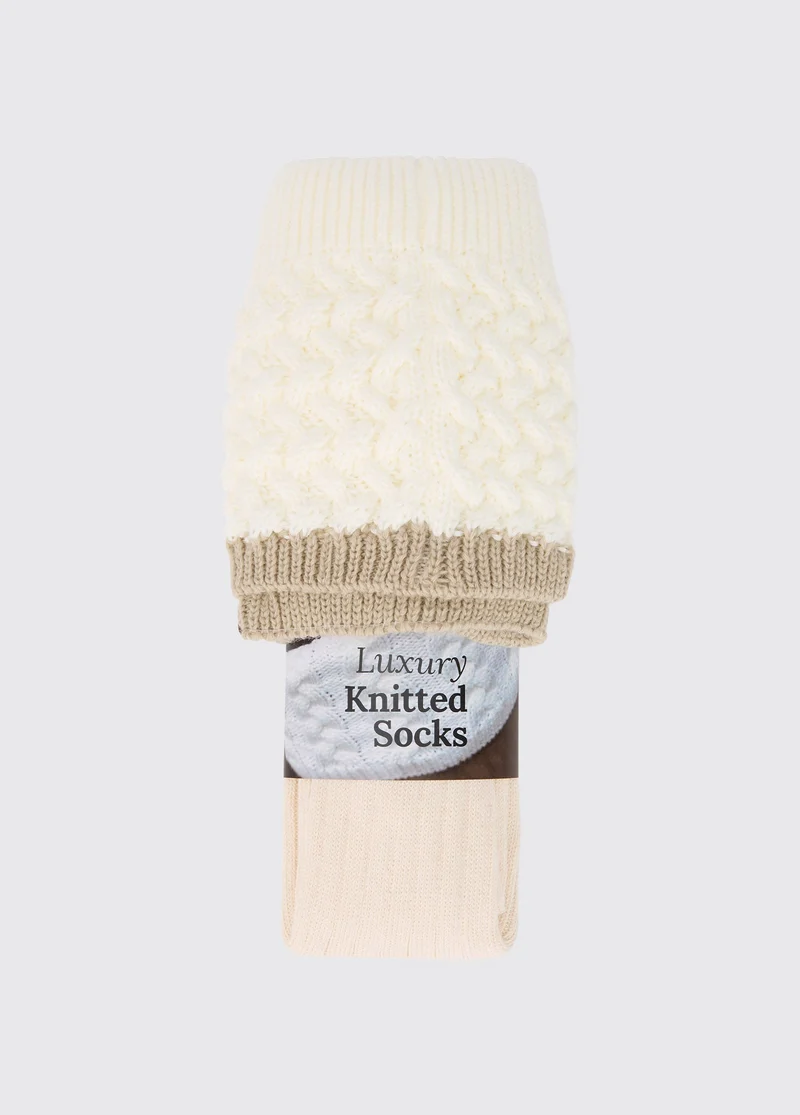 Grange Socken - Cream