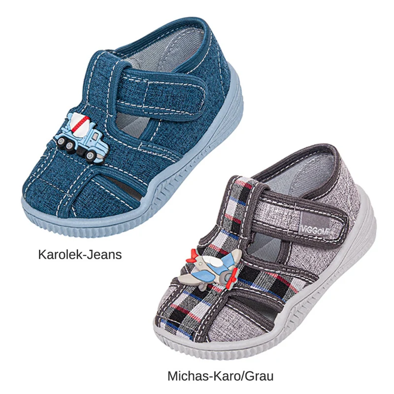 Viggami Baby Kinder Jungen Hausschuhe Freizeitschuhe