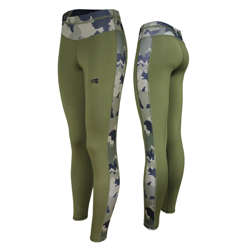 ROUGH RADICAL Damen lange Funktionshose Fitness Laufhose Militär VALIANT