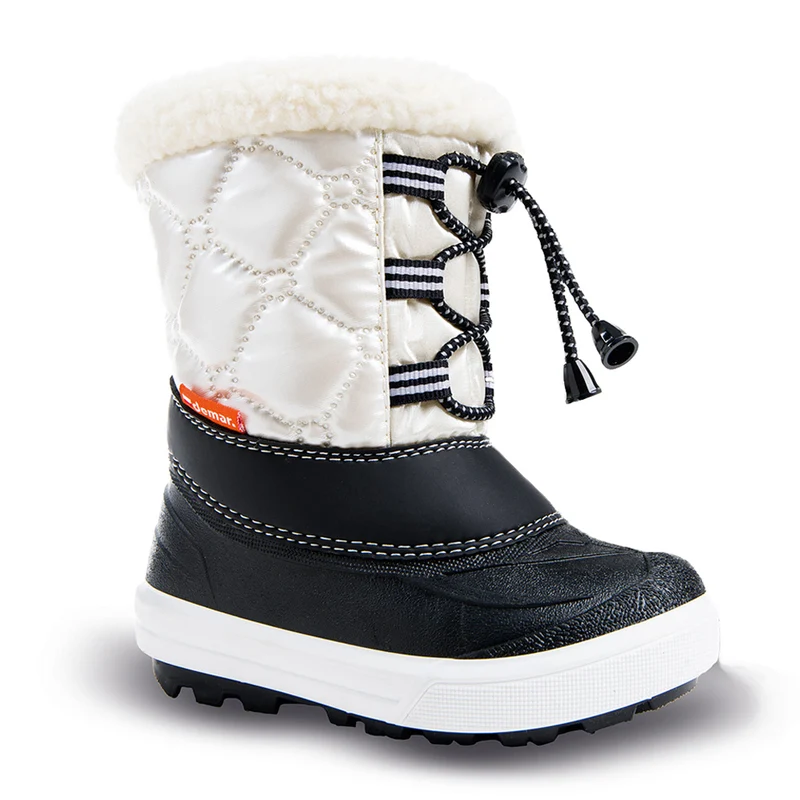DEMAR Kinder Winterstiefel Winterschuhe mit WOLLE gefüttert FURRY