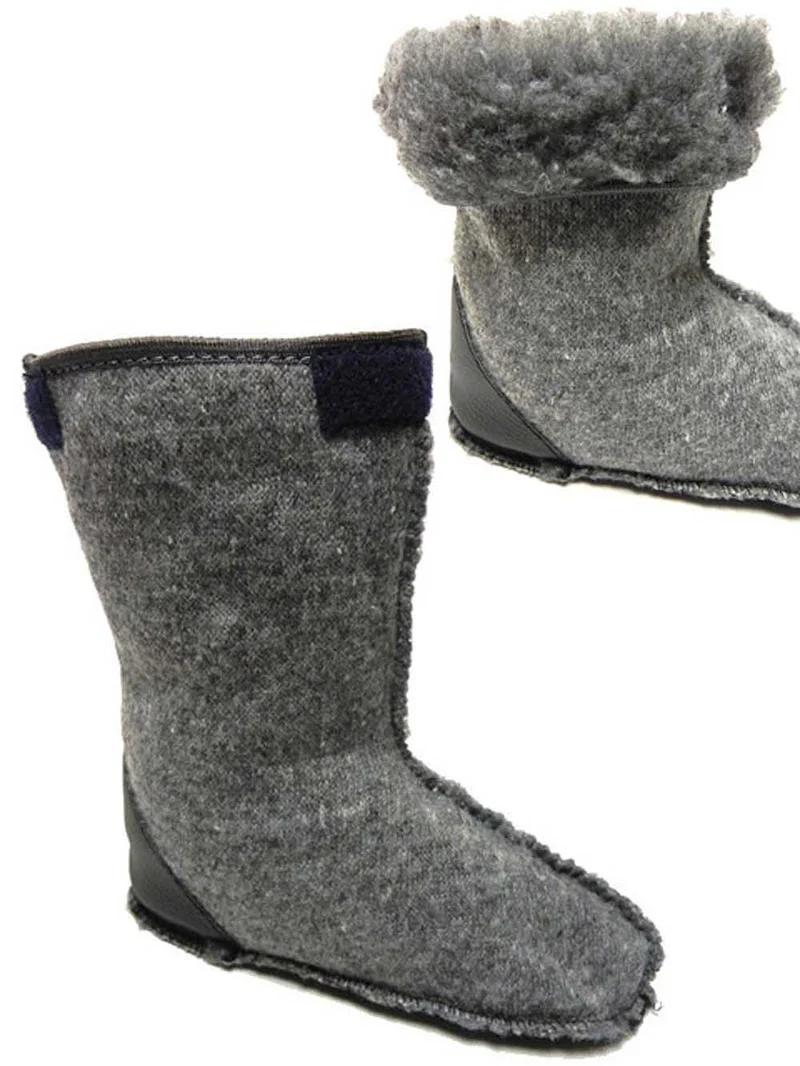 LEMIGO Kinder EVA Gummistiefel gefüttert GRIZZLY
