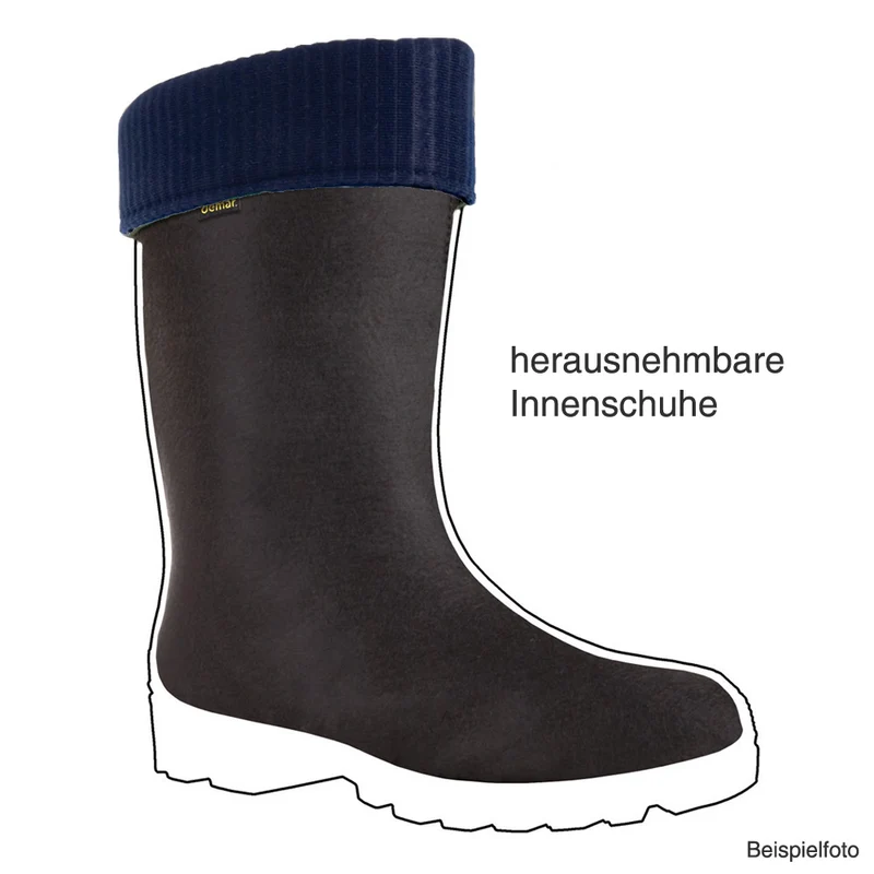 DEMAR EVA Gummistiefel gefüttert Thermostiefel LAURA
