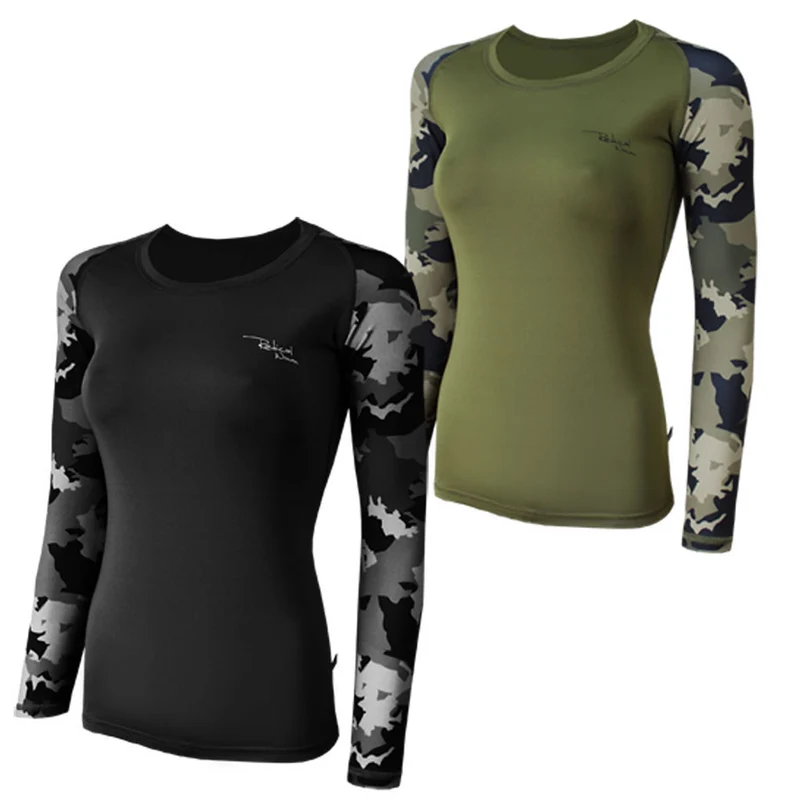 ROUGH RADICAL Damen langarm Funktionsshirt Militär FURIOUS ARMY LADY LS