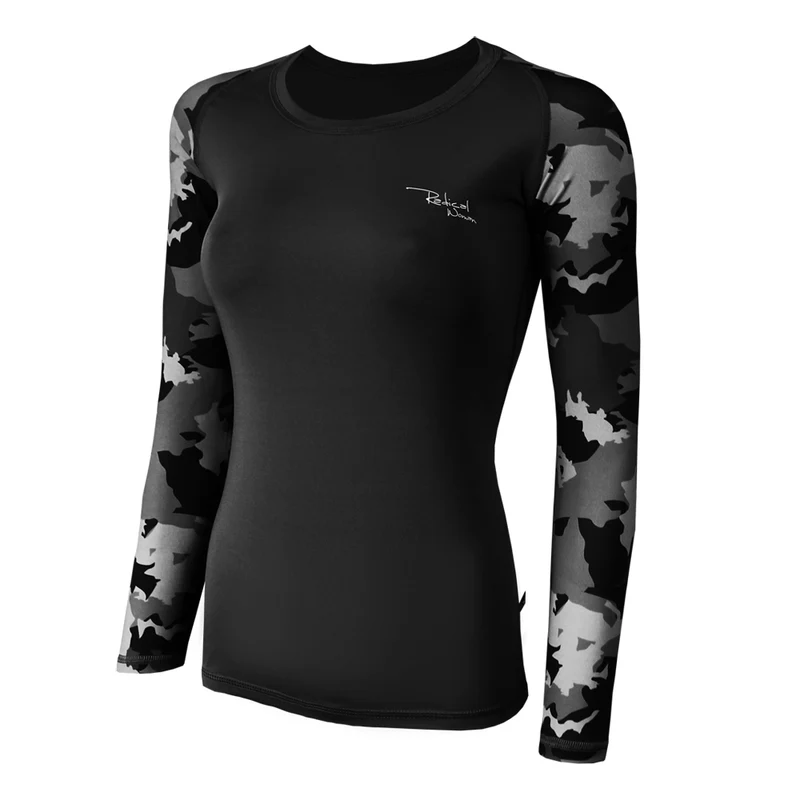 ROUGH RADICAL Damen langarm Funktionsshirt Militär FURIOUS ARMY LADY LS