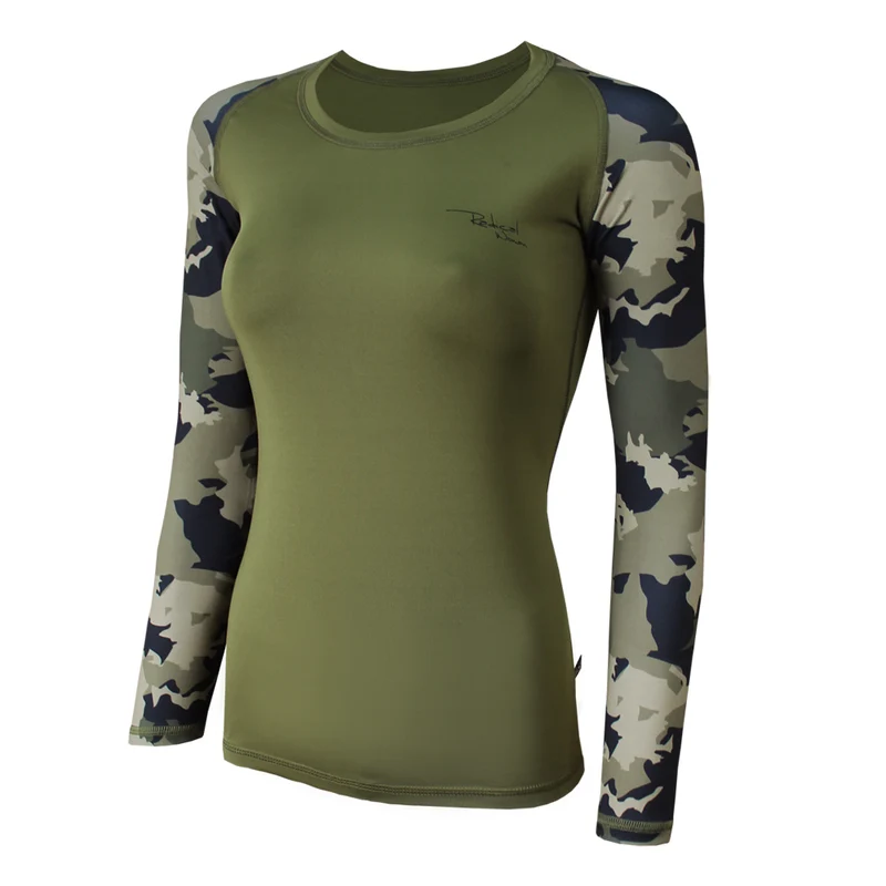 ROUGH RADICAL Damen langarm Funktionsshirt Militär FURIOUS ARMY LADY LS