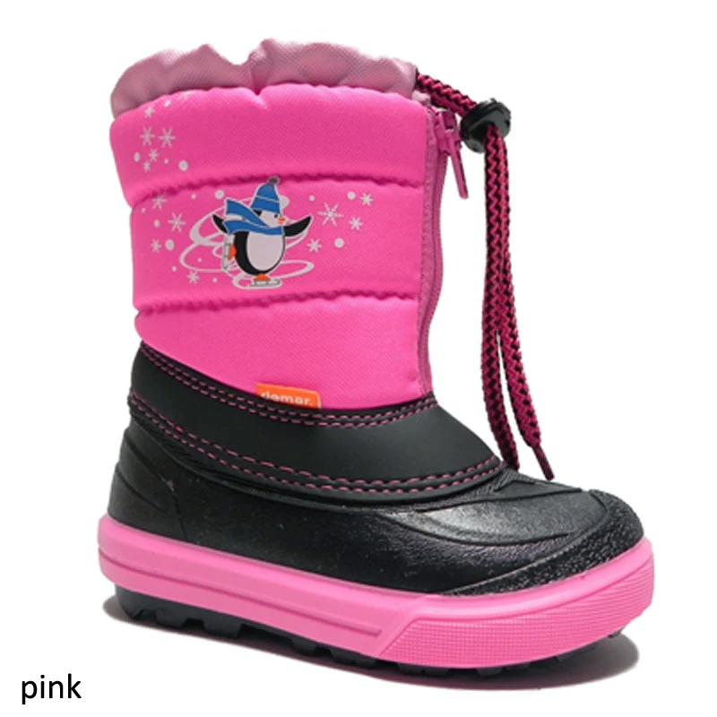 DEMAR Kinder Winterstiefel Winterschuhe mit WOLLE gefüttert KENNY