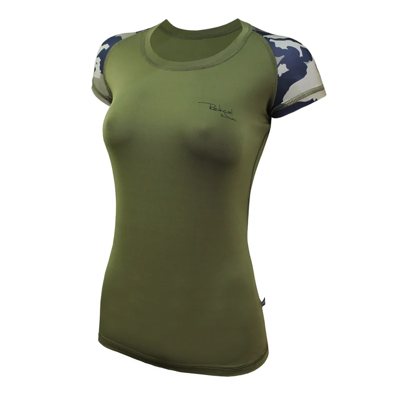 ROUGH RADICAL Damen Funktionsshirt T-Shirt Militär FURIOUS ARMY LADY