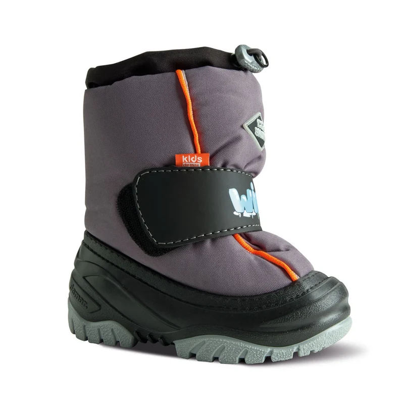DEMAR Kinder Winterstiefel Winterschuhe mit WOLLE gefüttert ICE SNOW