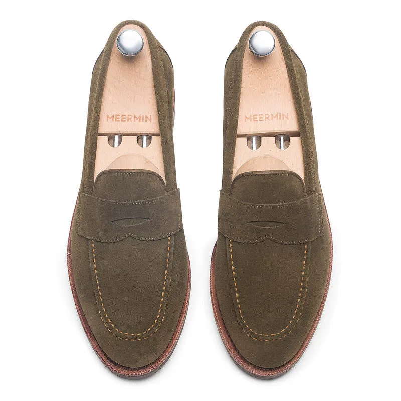 514045 - HUNTING GREEN SUEDE - E