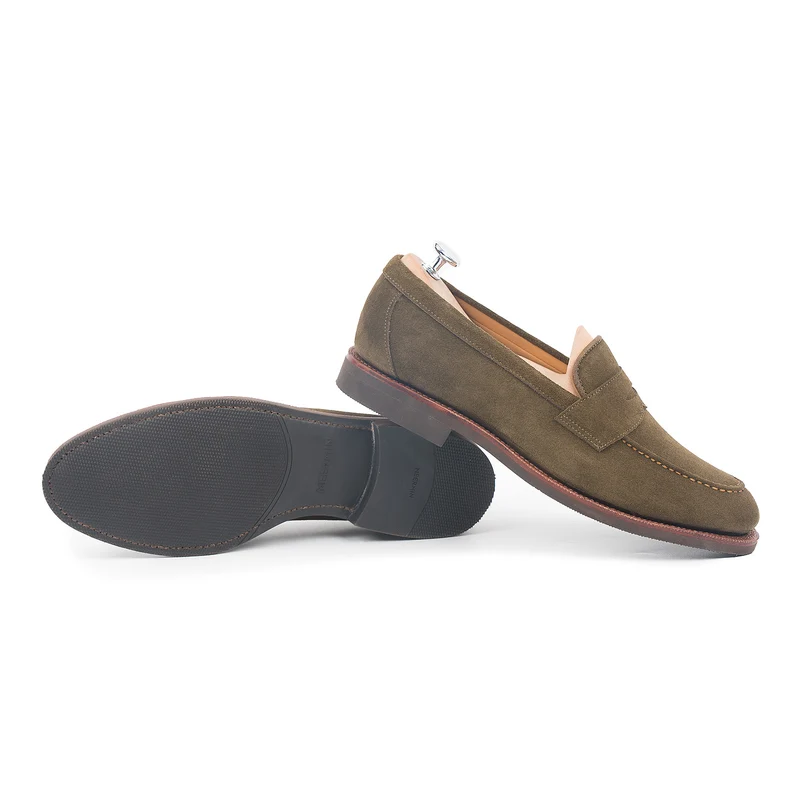 514045 - HUNTING GREEN SUEDE - E