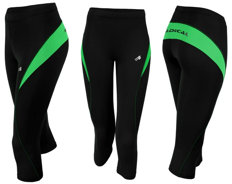ROUGH RADICAL Damen Funktions Hose Fitness Laufhose FLEXY 3/4
