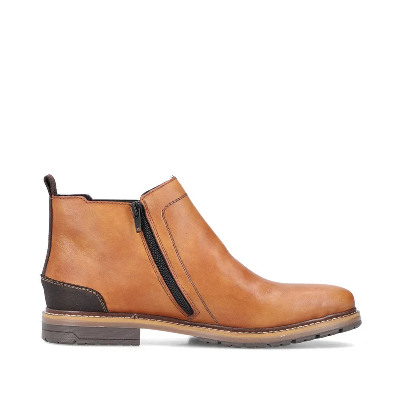 Rieker Herrenleder Chelsea Stiefel - Hellbraun