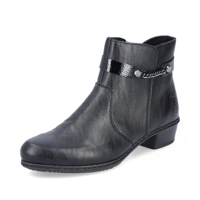 Rieker Mode-Stiefelette für Damen – Schwarz