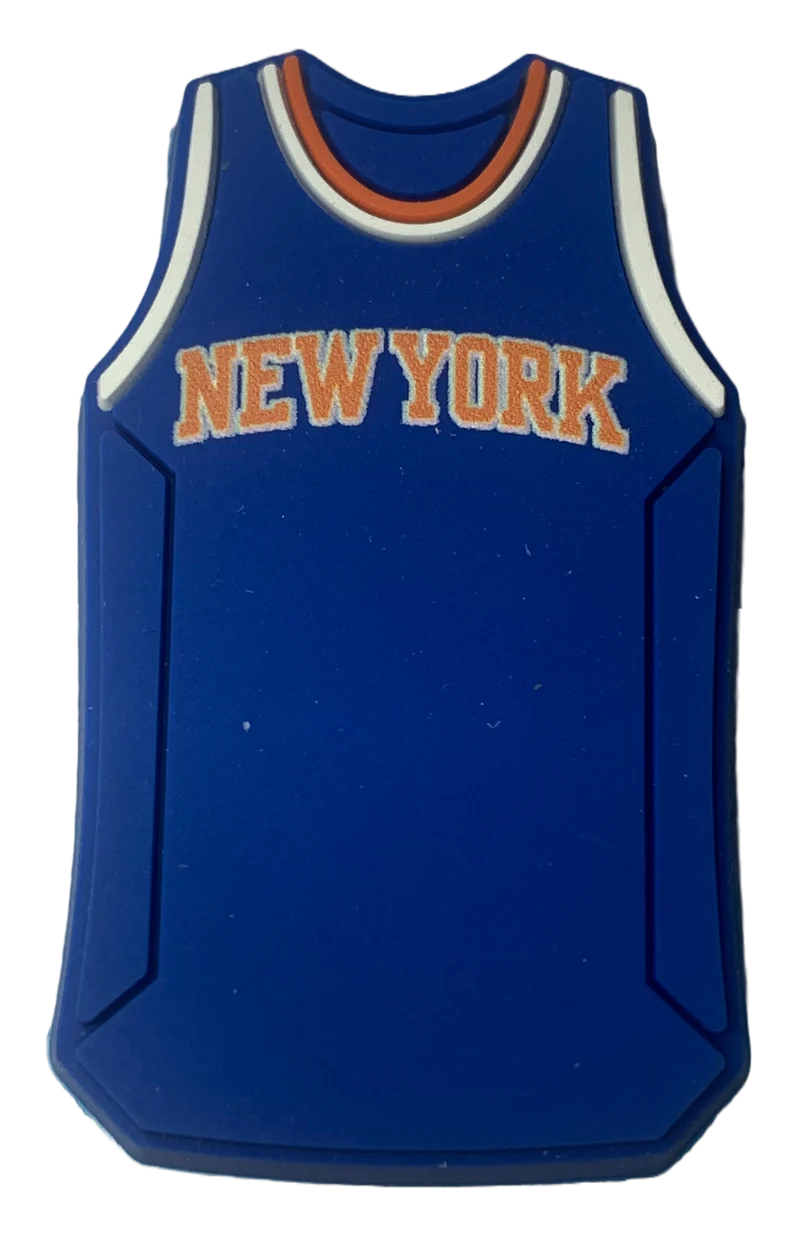 Crocs Jibbitz NBA New York Knicks blauer Trikotanhänger