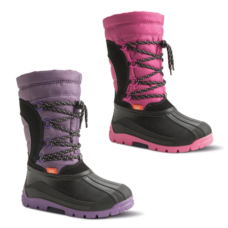 DEMAR Mädchen Kinder Winterstiefel Winterschuhe mit WOLLE gefüttert SAMANTA