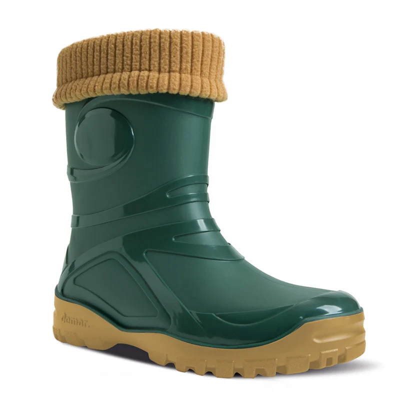 DEMAR Gummistiefel Regenstiefel gefüttert mit WOLLE Stiefelsocken YOUNG FUR-2