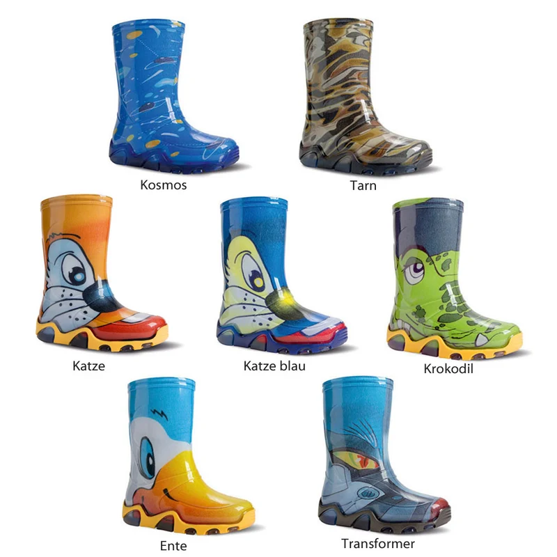 DEMAR Kinder Gummistiefel Regenstiefel STORMER