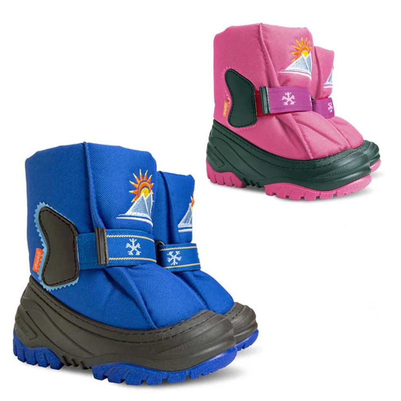 DEMAR KInder Winterstiefel Winterschuhe mit WOLLE gefüttert SUN RISE