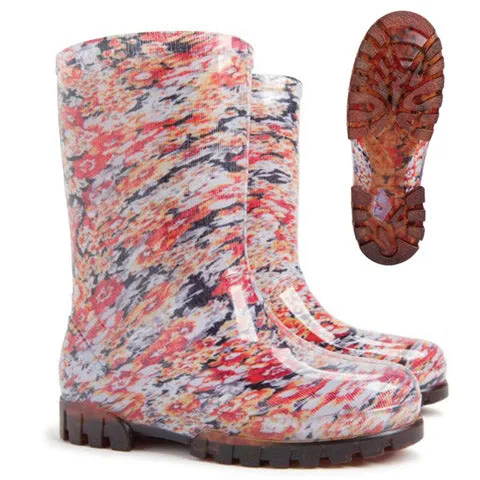 DEMAR Kinder Gummistiefel TWISTER PRINT