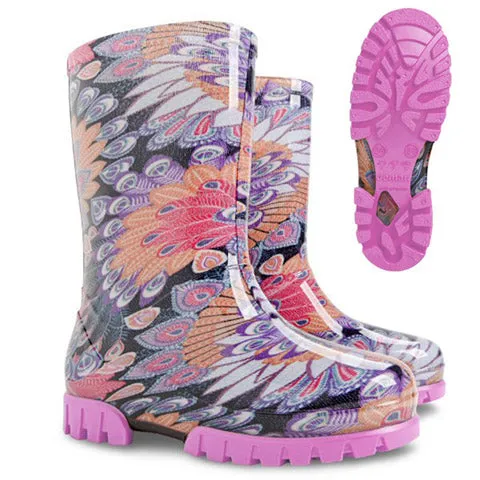 DEMAR Kinder Gummistiefel TWISTER PRINT
