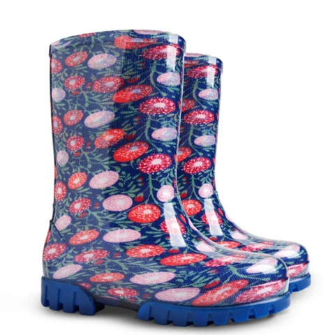DEMAR Kinder Gummistiefel TWISTER PRINT