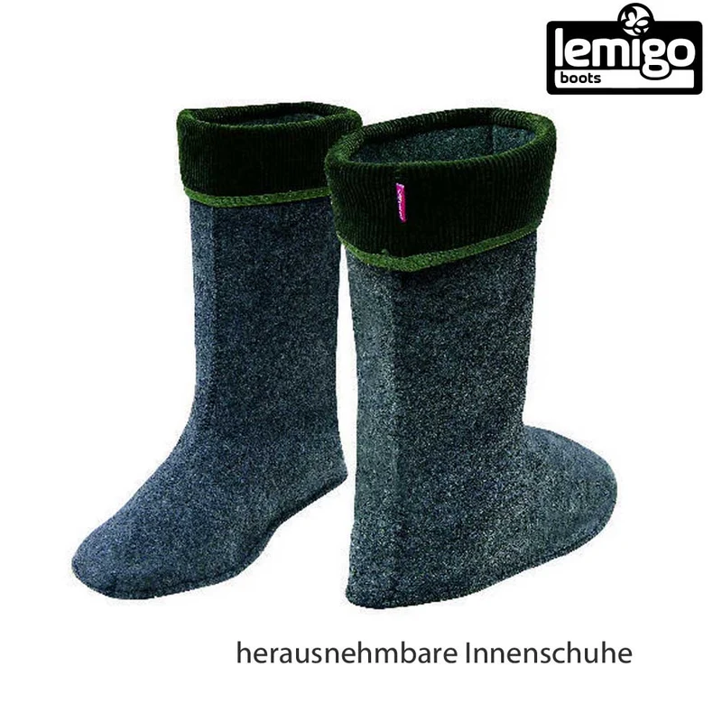 LEMIGO leichte EVA Gummistiefel gefüttert Thermostiefel YUKON 813