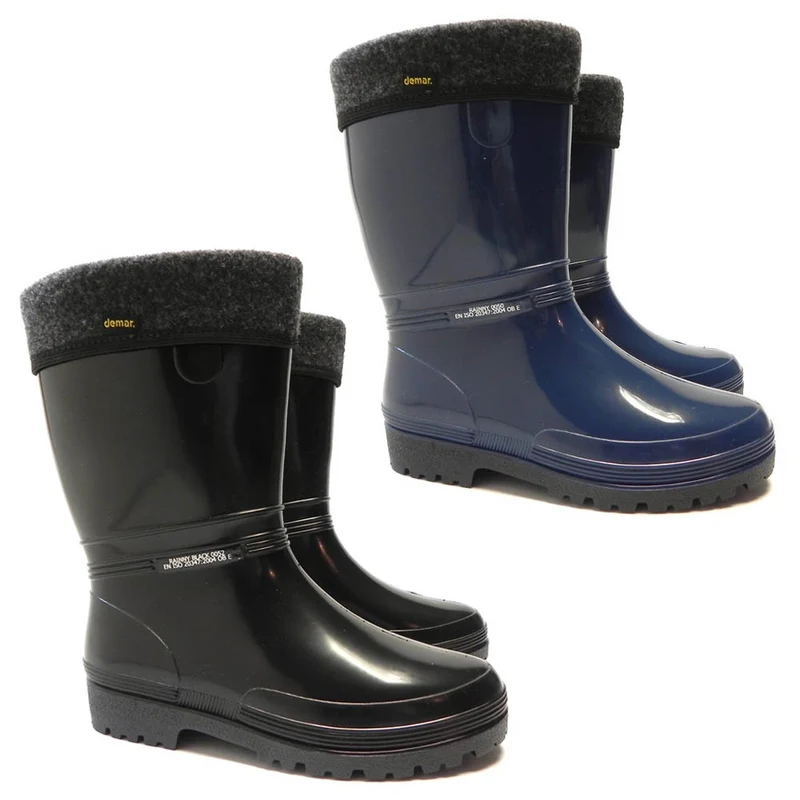 DEMAR Gummistiefel Regenstiefel gefüttert RAINNY LUX