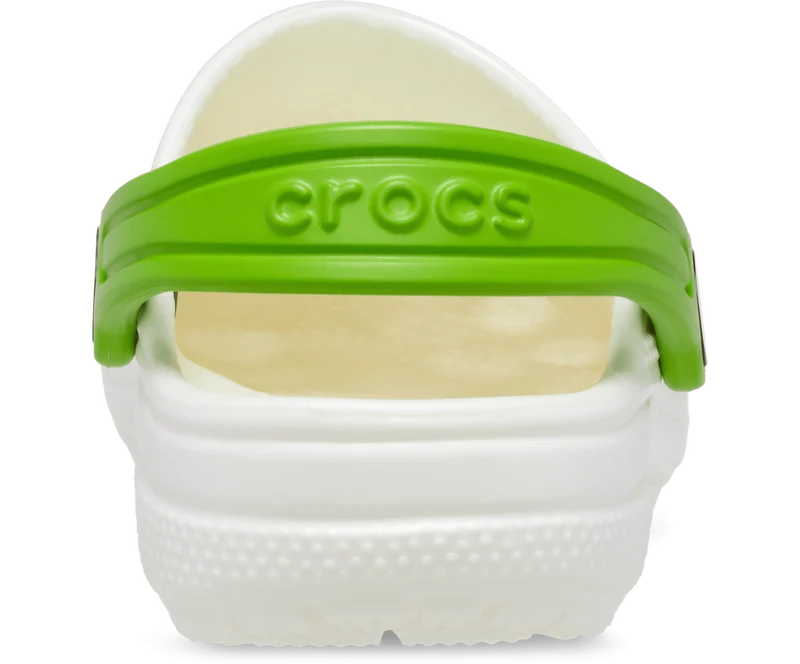 Crocs Leuchtender Alien für Kinder Classic Clog - Weiß