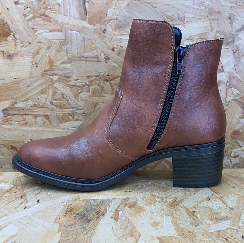 Rieker Damenmode-Stiefelette – Braun