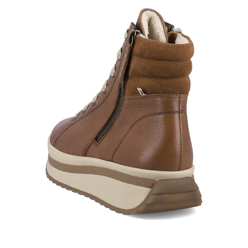 Rieker Damen Revolution Leather Sport Lederstiefelette – Braun