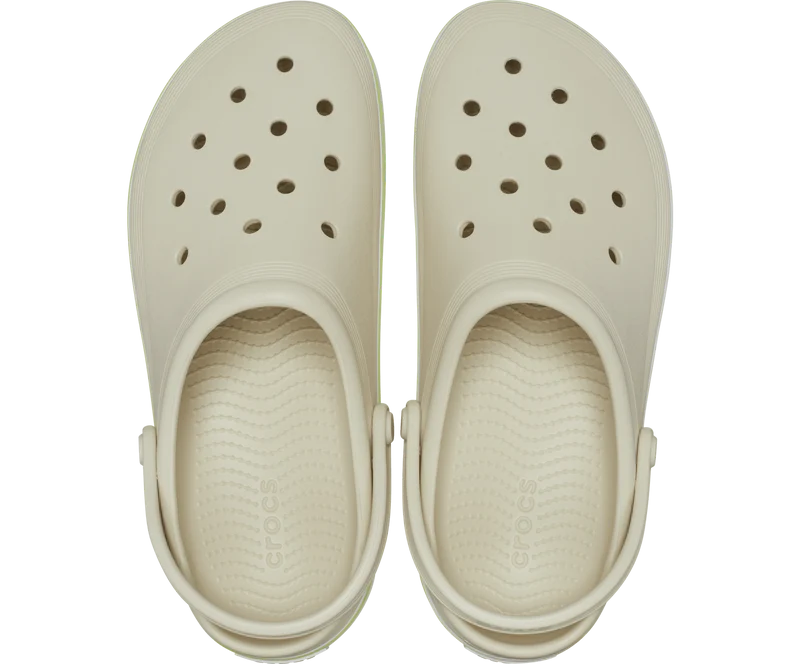 Crocs Klassischer Unisex-Off-Court-Clog – Knochen