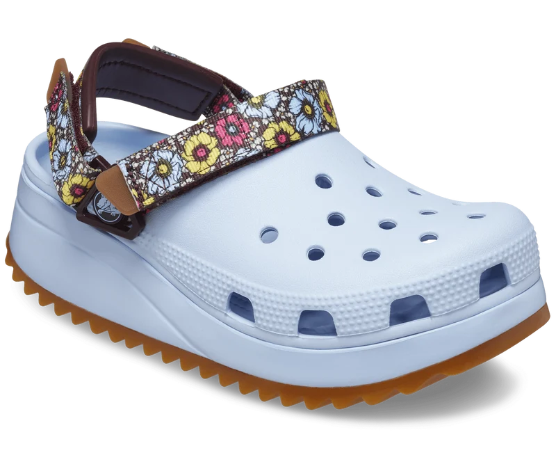 Crocs Unisex Hiker Retro Floral Clog – Blauer Calcit
