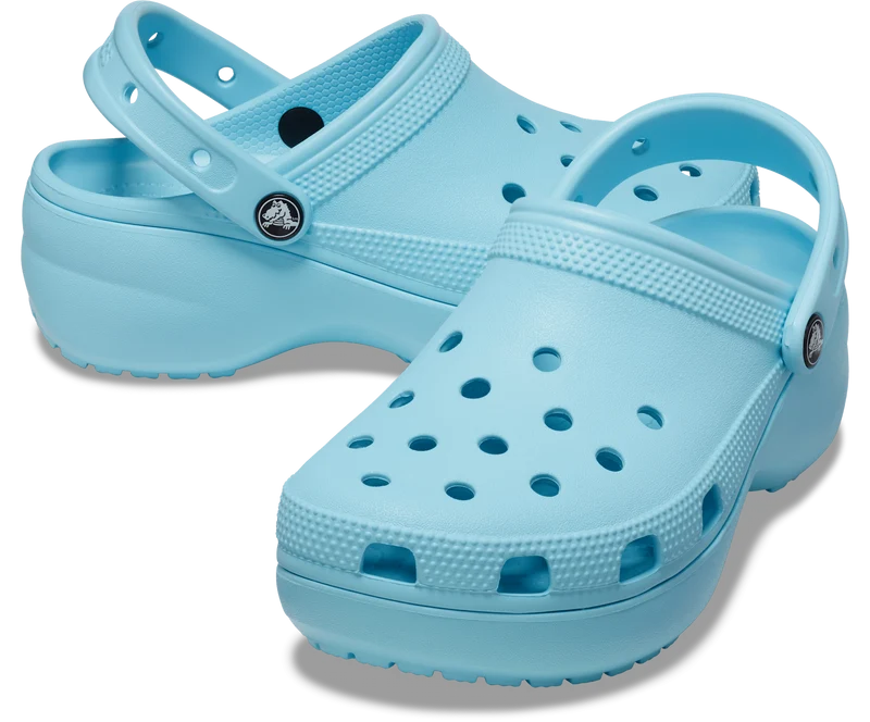 Crocs Klassischer Unisex-Plateau-Clog – Arktis