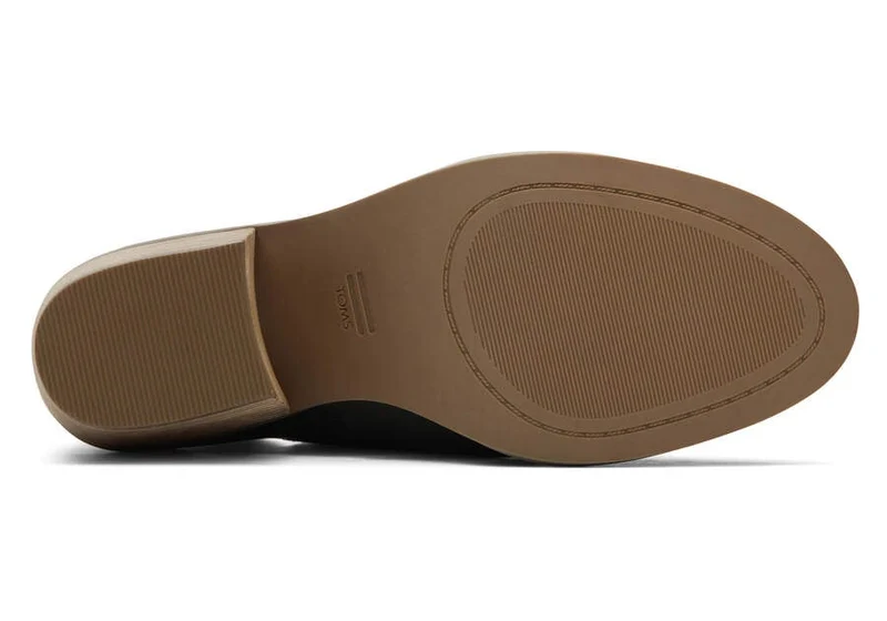 TOMS Everly Cutout-Lederstiefel für Damen – Schwarz