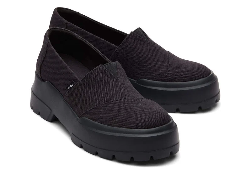TOMS Alpargata Combat Low-Schuhe für Damen – Schwarz