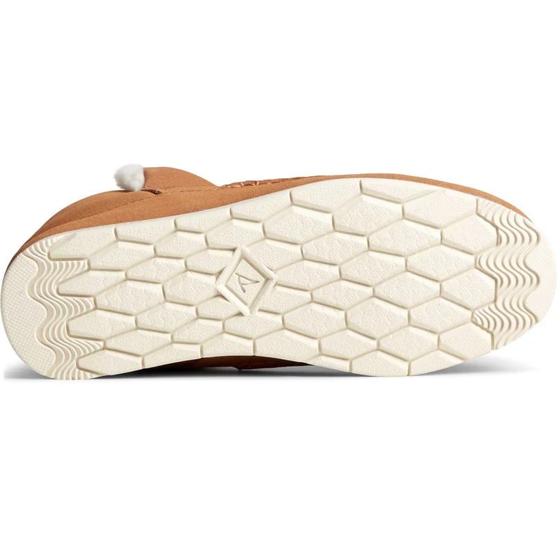Sperry Moc-Sider-Lederstiefeletten für Damen – Hellbraun