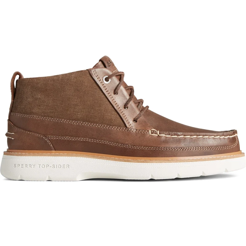 Sperry Authentische Original Plushwave Lug Chukka-Stiefel für Herren – Braun