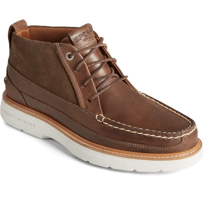 Sperry Authentische Original Plushwave Lug Chukka-Stiefel für Herren – Braun