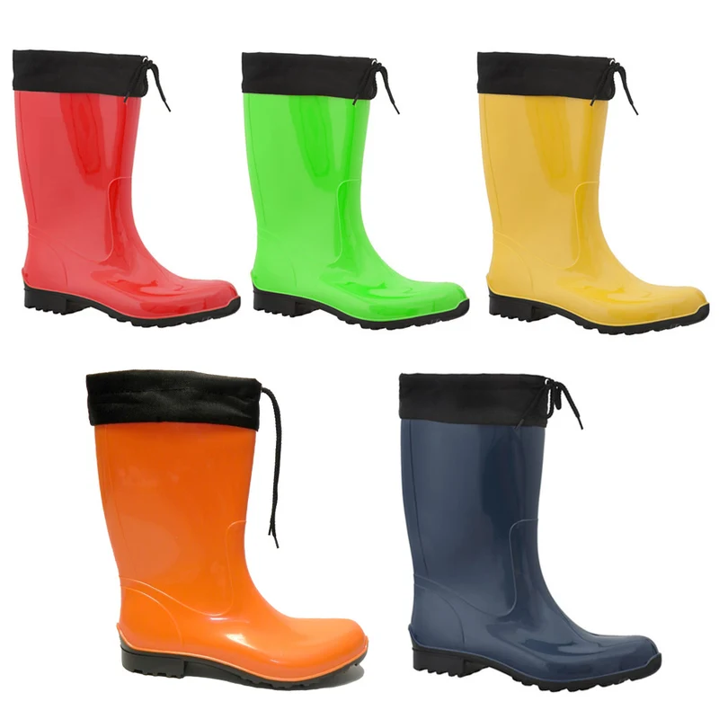 LEMIGO Gummistiefel Regenstiefel mit Stulpe SARA