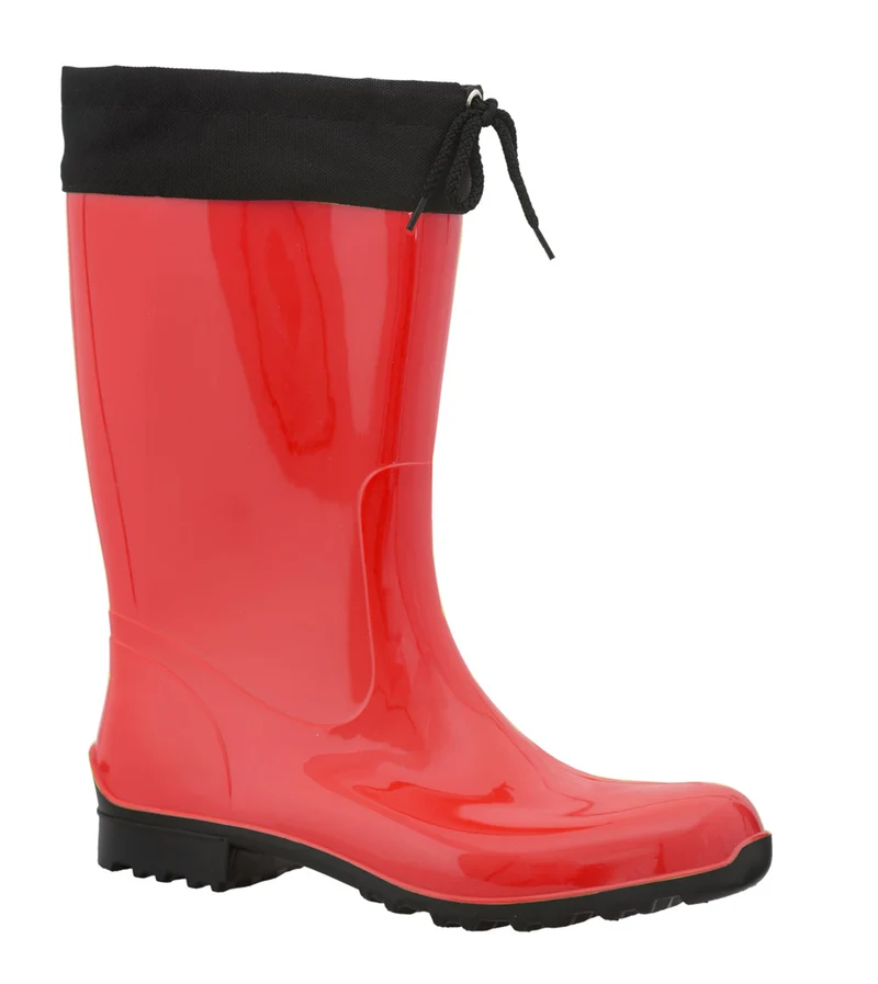 LEMIGO Gummistiefel Regenstiefel mit Stulpe SARA