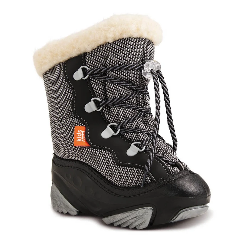 DEMAR Kinder Winterstiefel Winterschuhe mit WOLLE gefüttert SNOWMAR