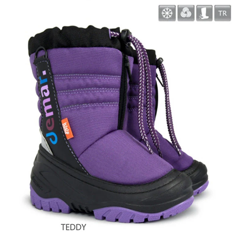 DEMAR Kinder Winterstiefel Winterschuhe mit WOLLE gefüttert