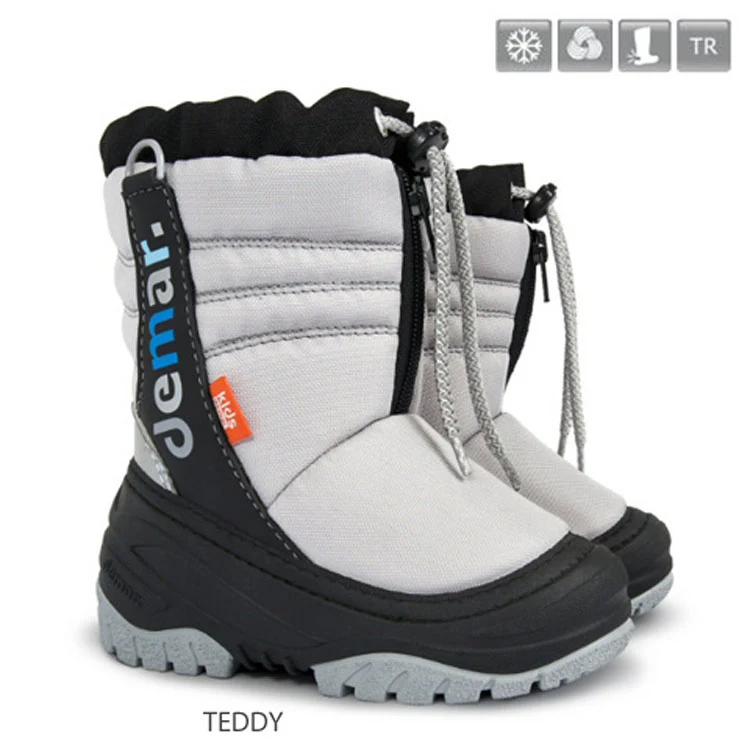 DEMAR Kinder Winterstiefel Winterschuhe mit WOLLE gefüttert