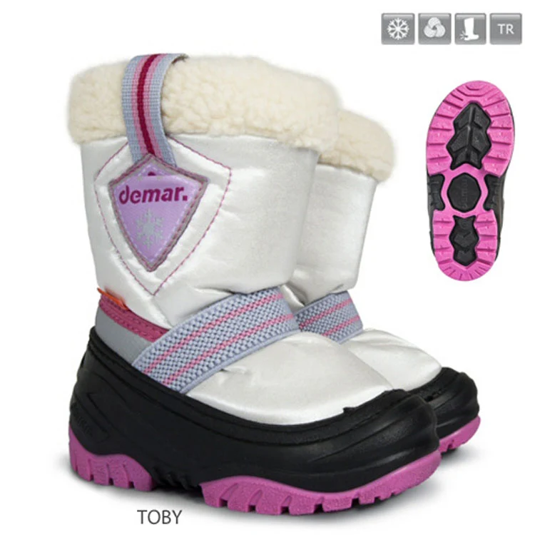 DEMAR Kinder Winterstiefel Winterschuhe mit WOLLE gefüttert