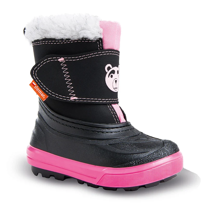 DEMAR Kinder Winterstiefel Winterschuhe mit WOLLE gefüttert BEAR