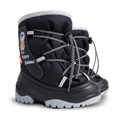 DEMAR Kinder Winterstiefel Winterschuhe mit WOLLE gefüttert HAPPY ESKIMO