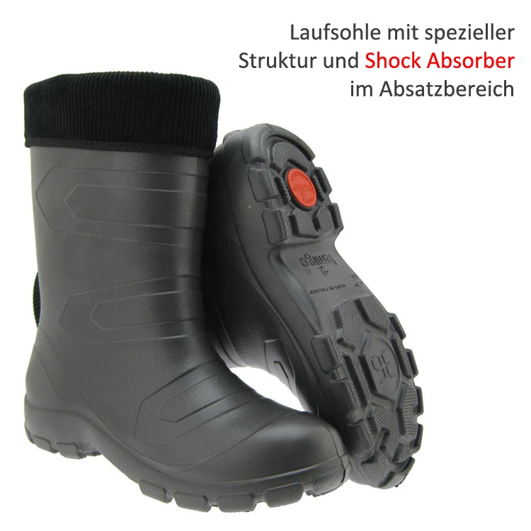 LEMIGO EVA Gummistiefel gefüttert Thermostiefel ASPEN